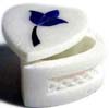 Soft Stone Marble Jewellery / Pill box - click here for large view